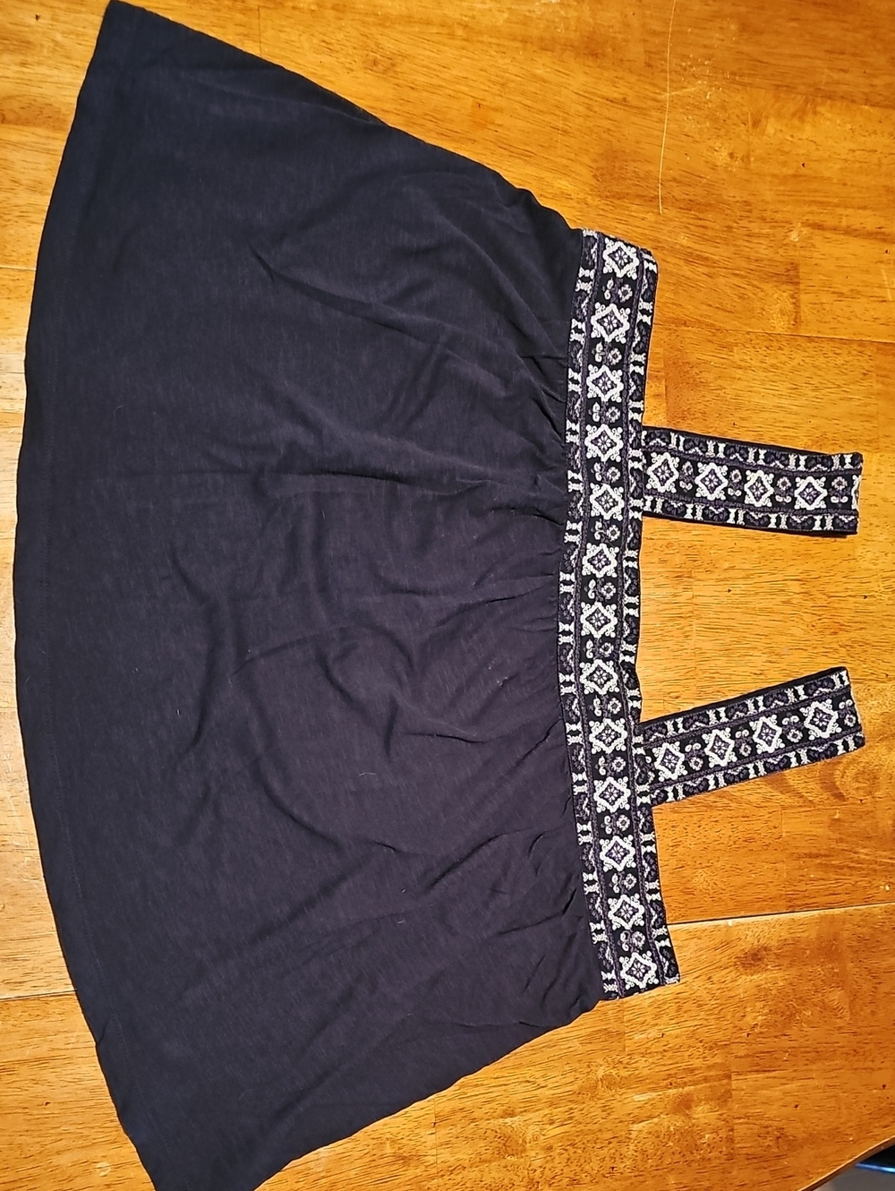 Lucky Brand Black Embroidered Tank Top, XL, EUC